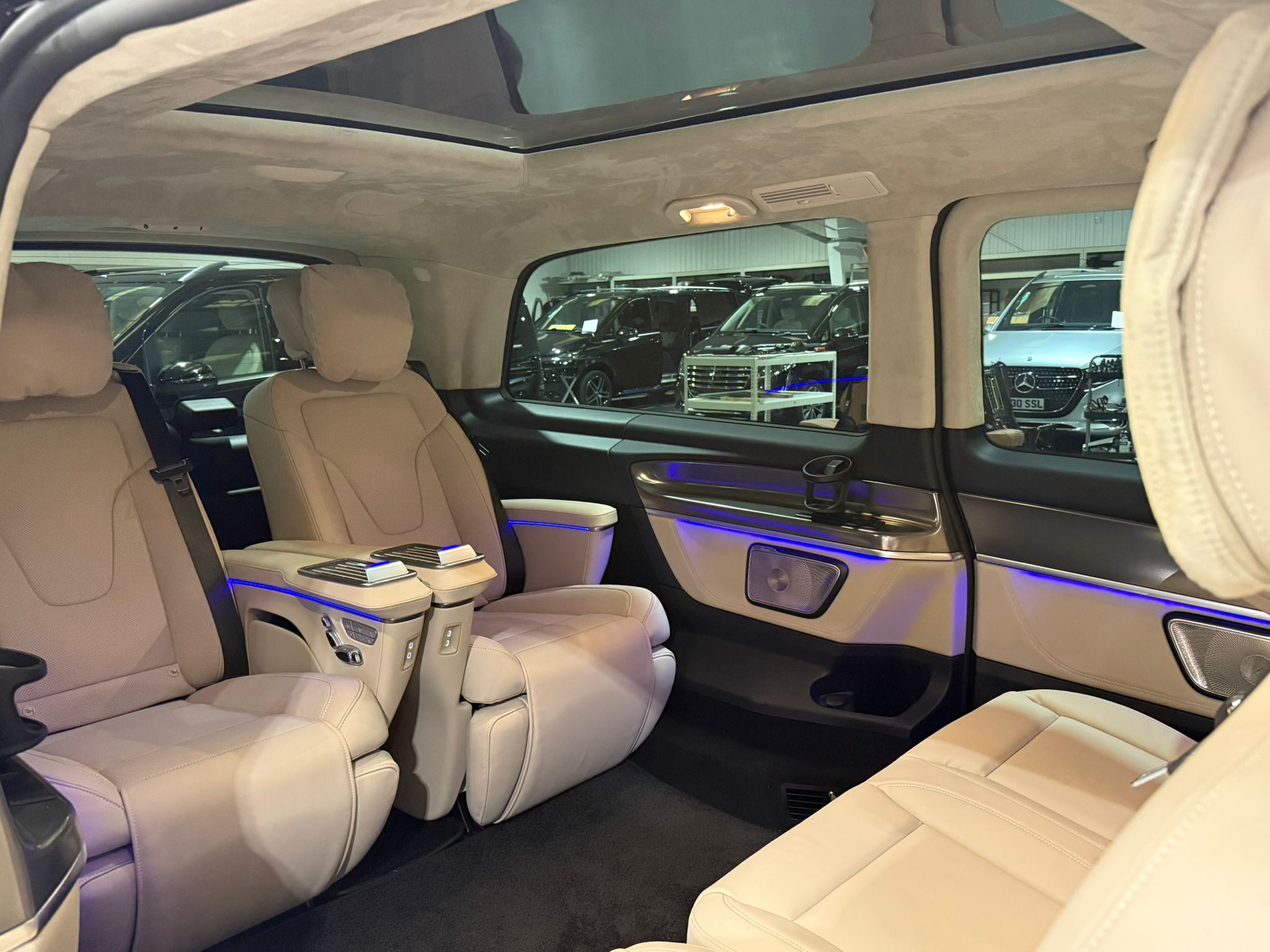Mercedes S-Class luxury interior